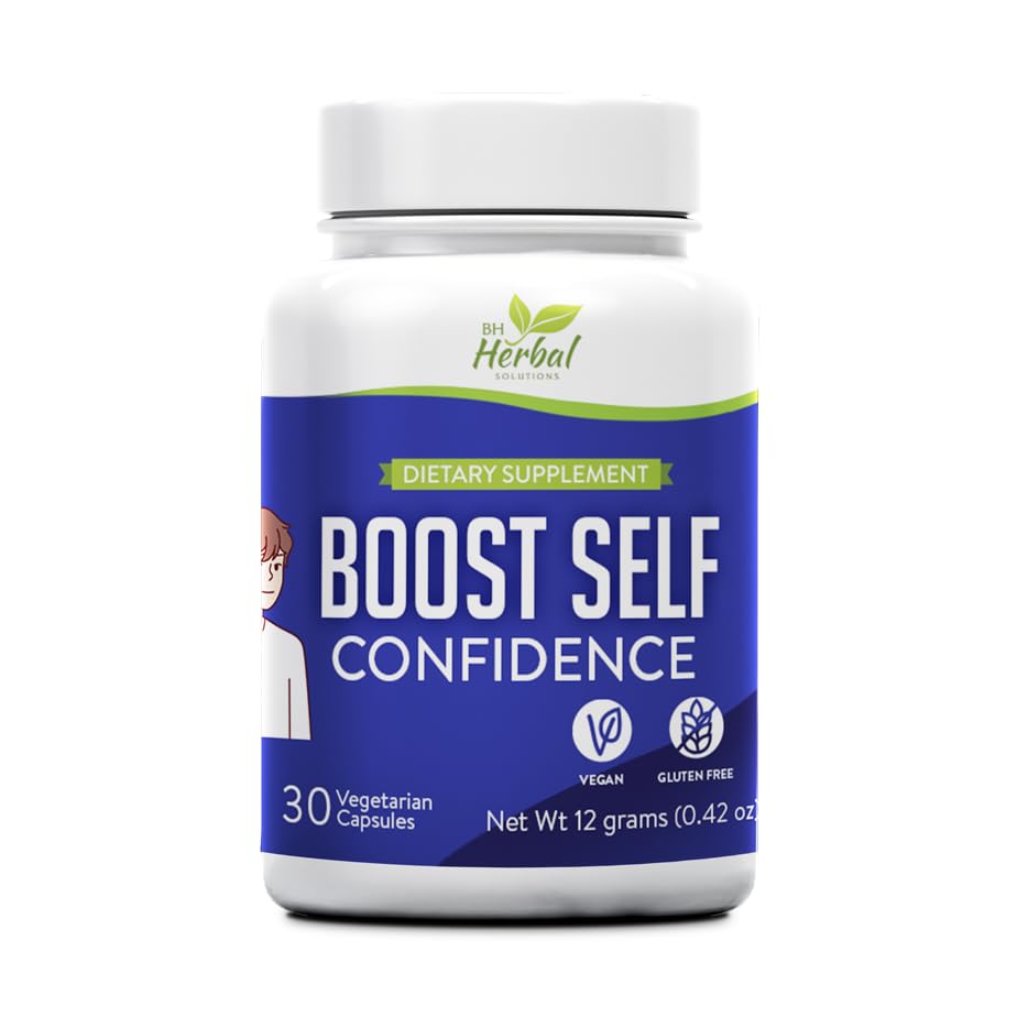 BH Herbal Solutions Boost Self Confidence Herbal Supplement Capsule 30 Count