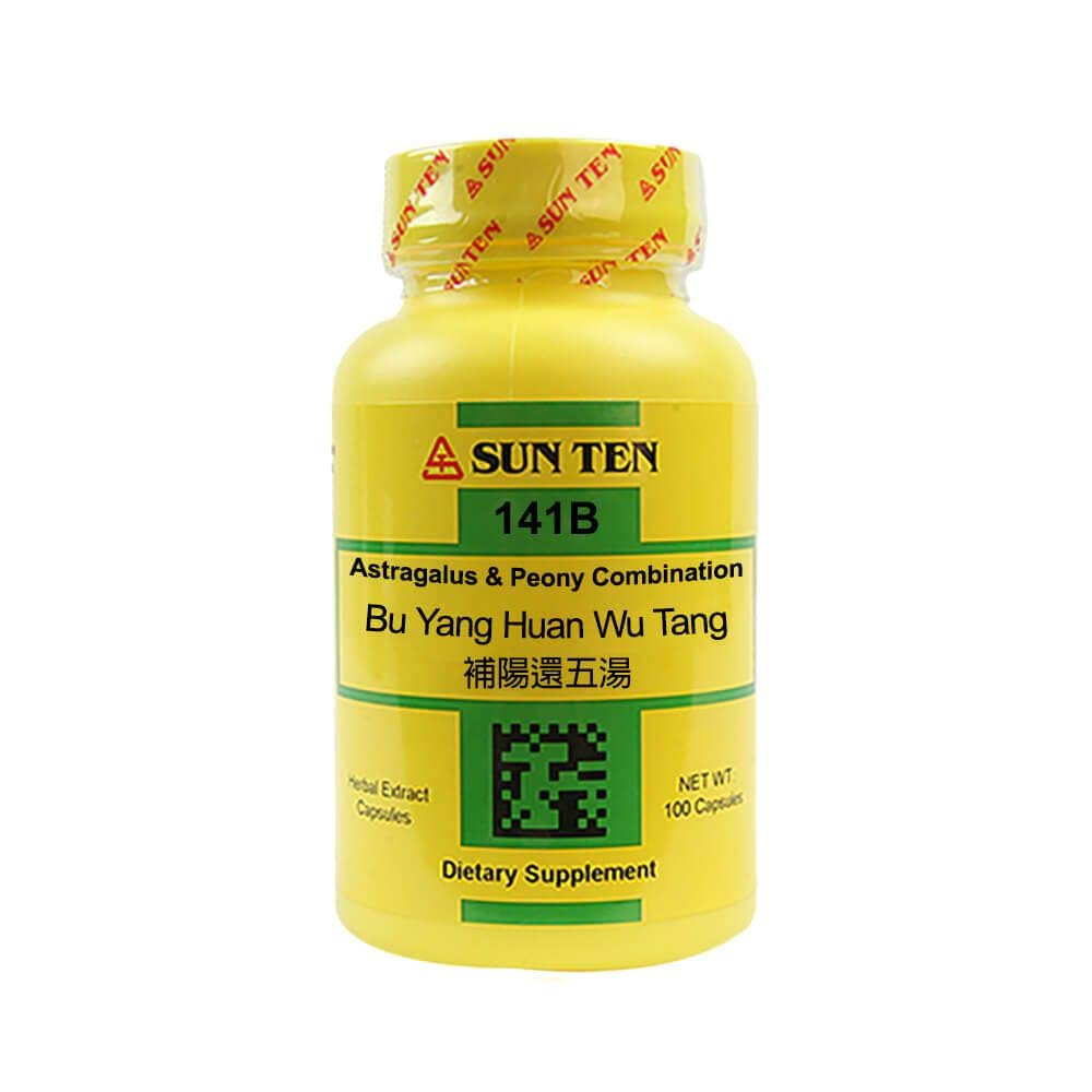 SunTen Bu Yang Huan Wu Tang (Astragalus and Peony Combination) Capsules, 100