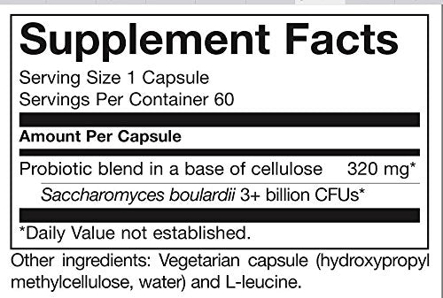GI ProHealth Saccharomyces Boulardii for Digestive Health 1 Capsule