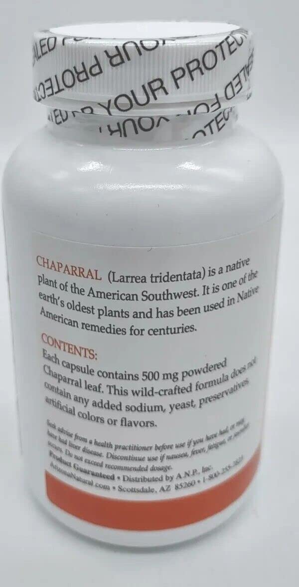 Express Your Love Gifts Arizona Natural Chaparral (Larrea tridentata) 500 mg Capsule 180 Count