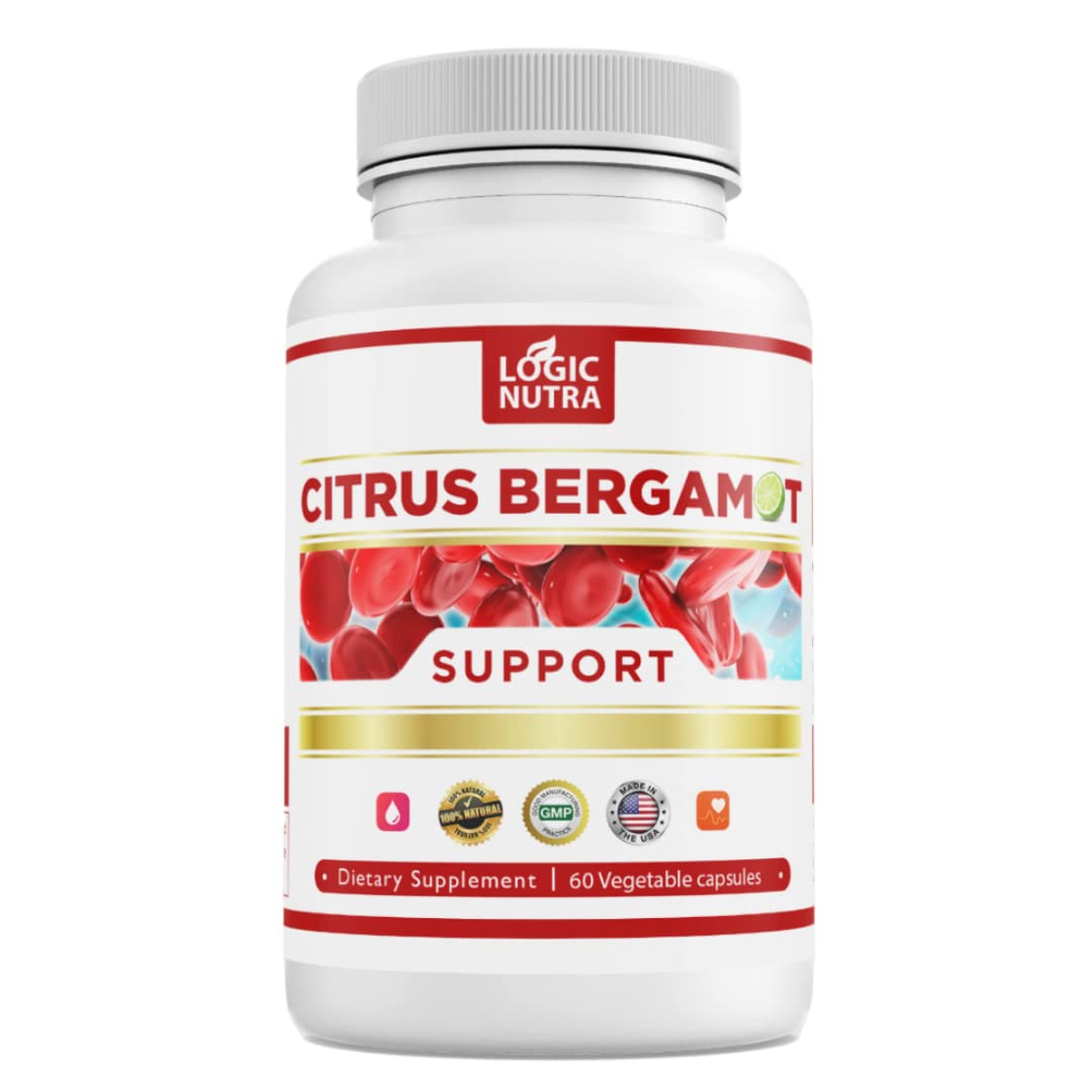 Logic Nutra Citrus Bergamot Complex 1000mg Capsules 60 Count