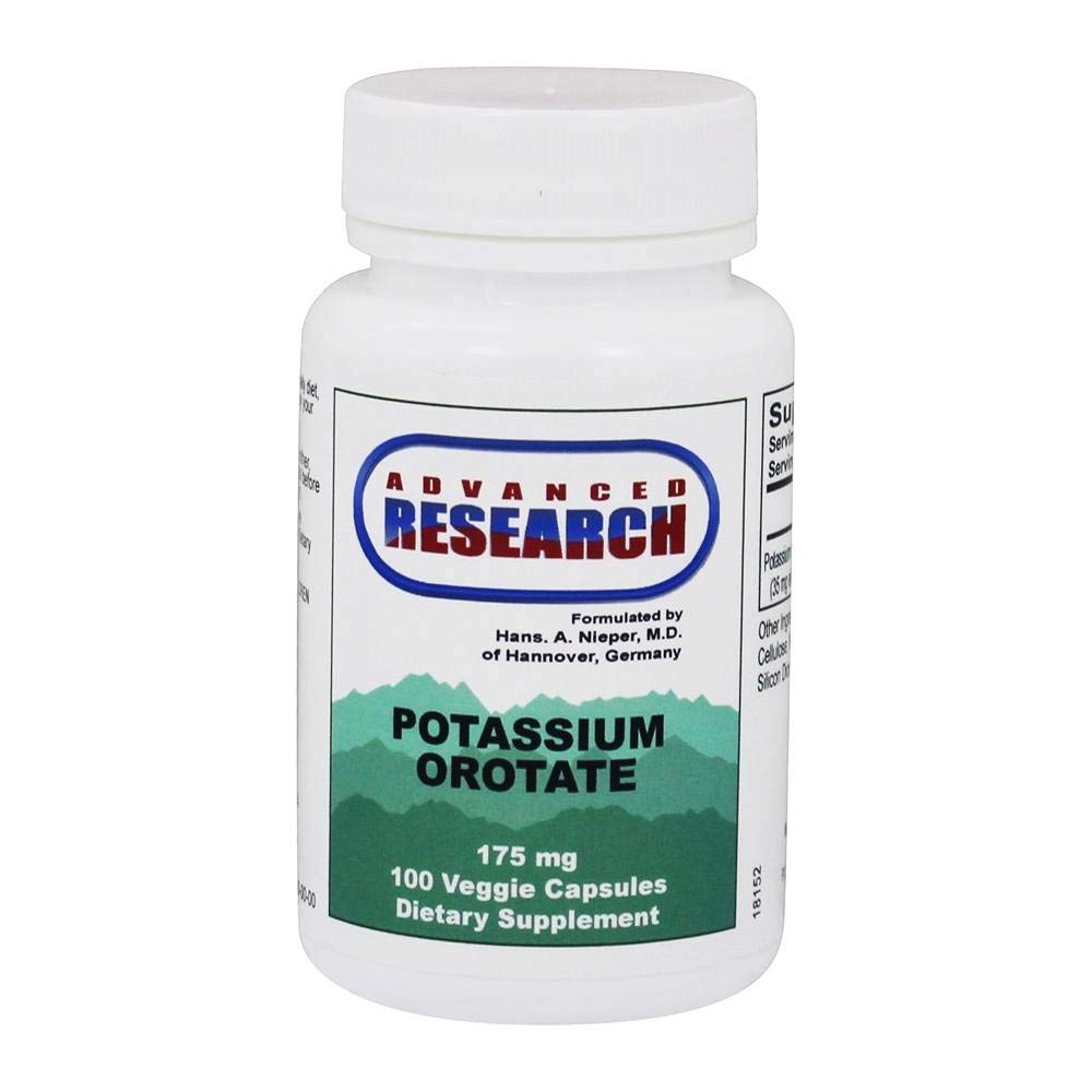 Essential Vitamins NCI Advanced Research Dr. Hans Nieper Potassium Orotate Capsules, 100 Count