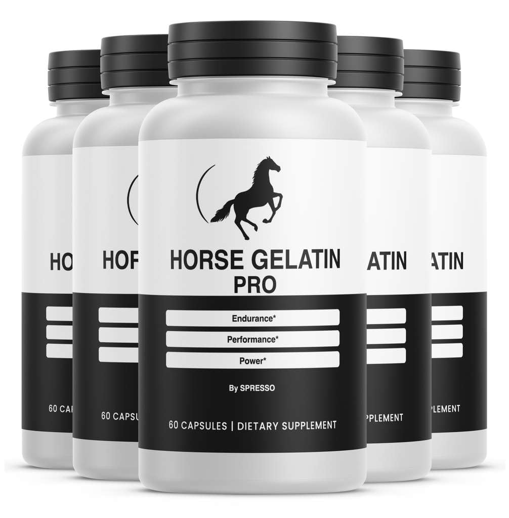 SPRESSO Horse Gelatin Capsules, 300 Capsules