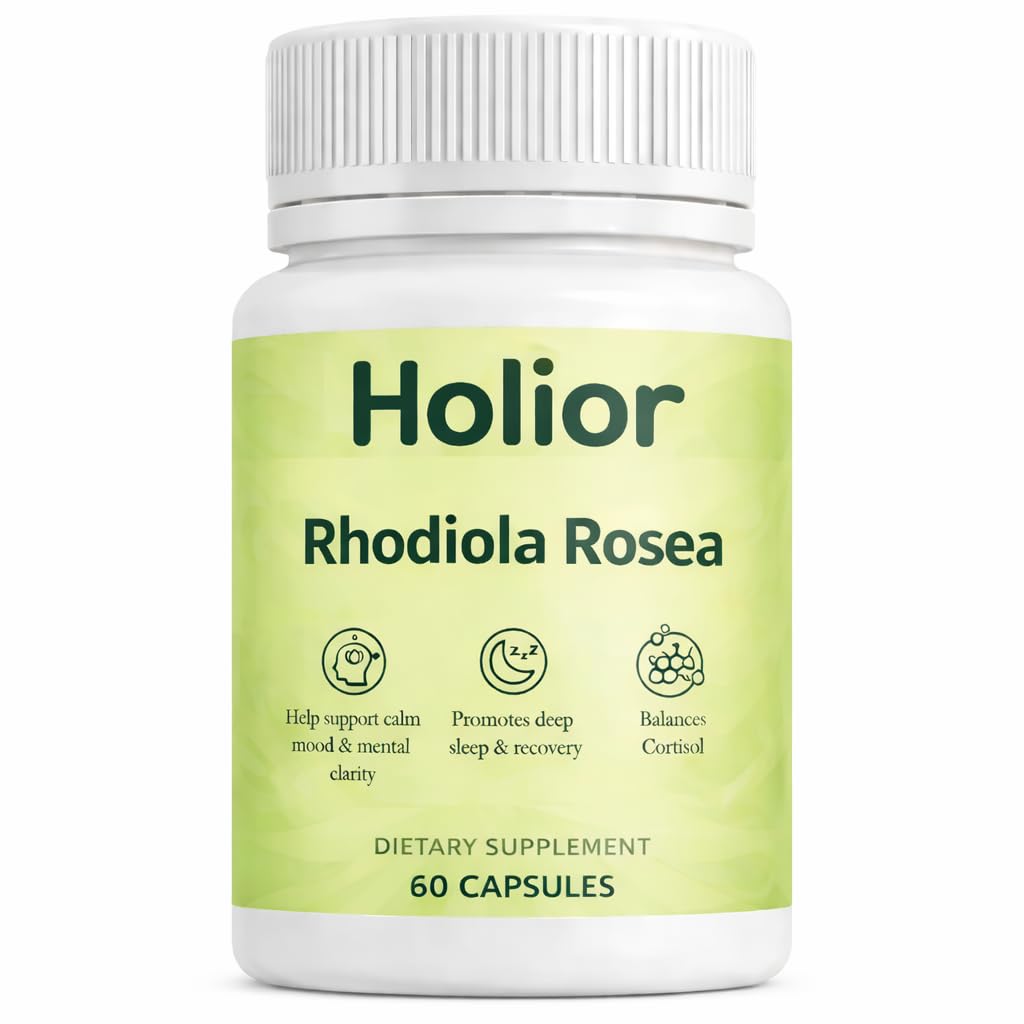 GL PRO Holior Rhodiola Rosea Capsules, 60 Count