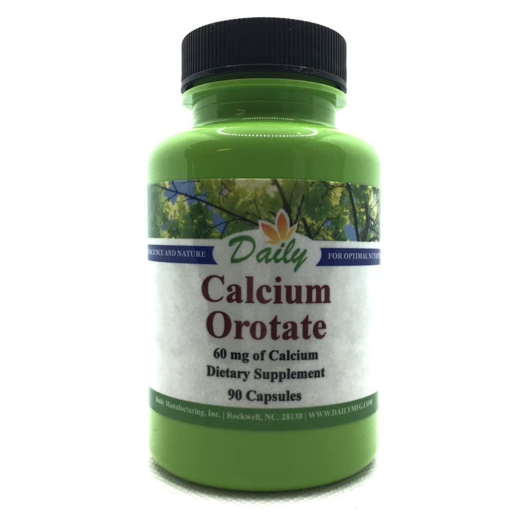 Daily Manufacturing Calcium Orotate Capsule 1 Count
