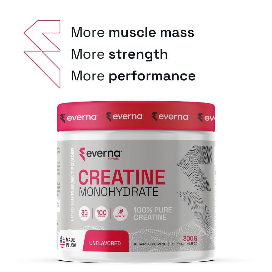 EVERNA Creatine Monohydrate Powder 12.58 oz