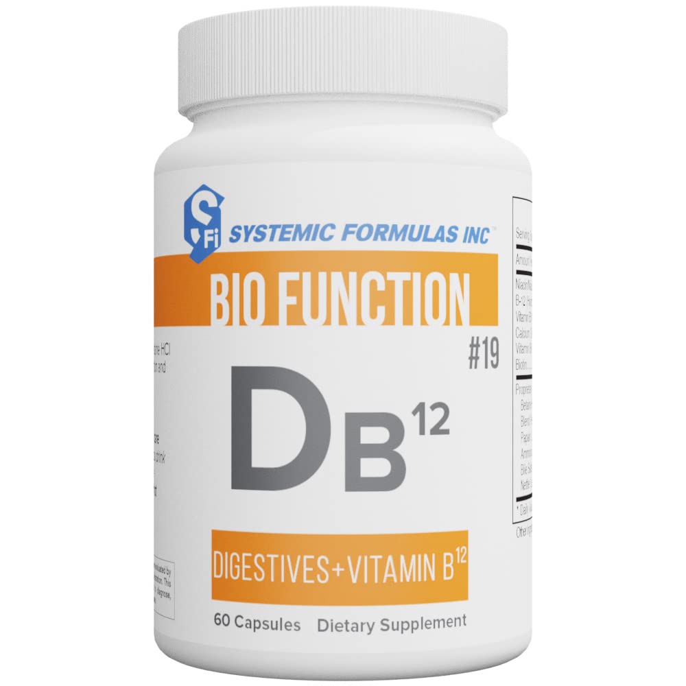 Systemic Formulas DB12 Digest VIT. B12 Capsule 60 Count