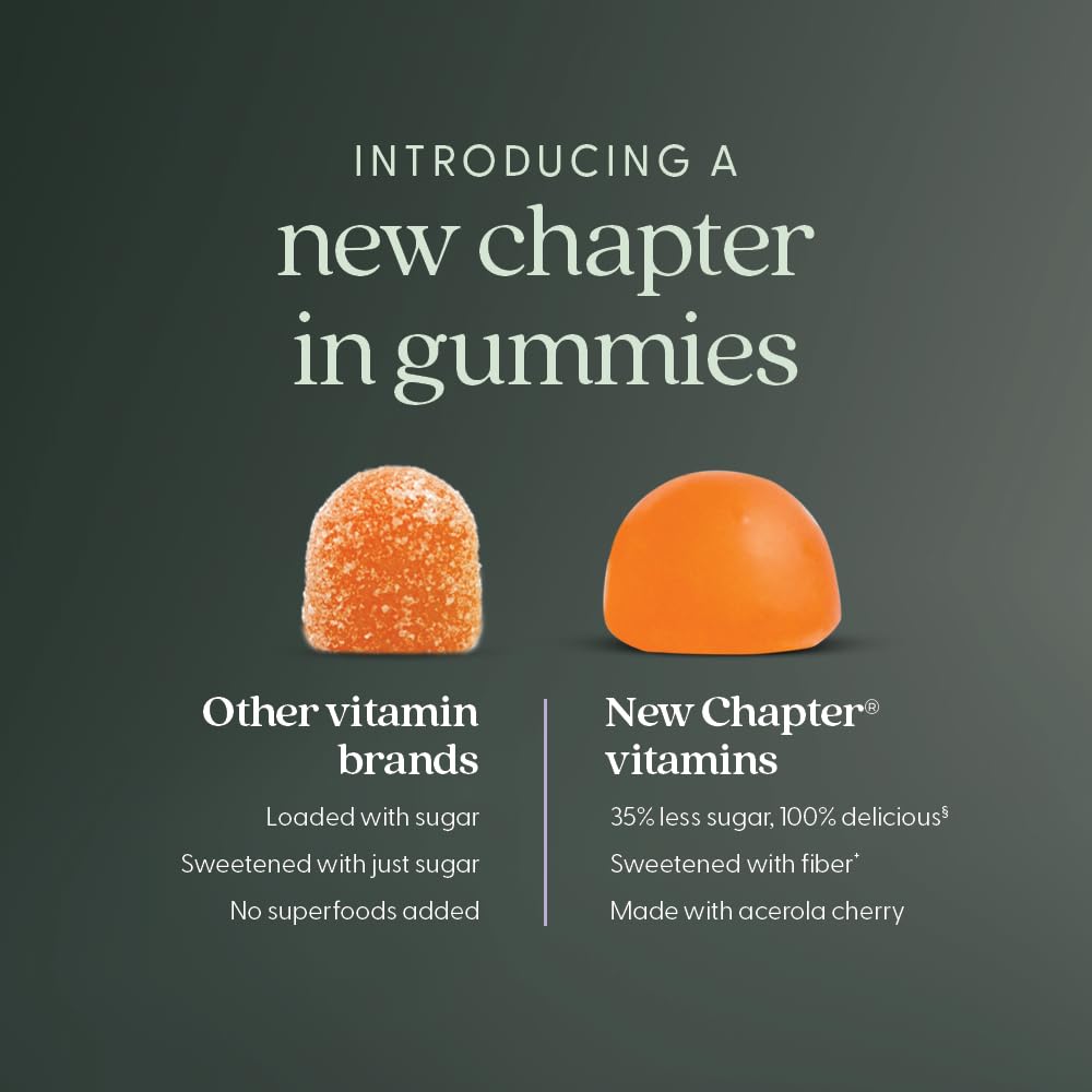 New Chapter Vitamin C+ Gummies, 60 Count