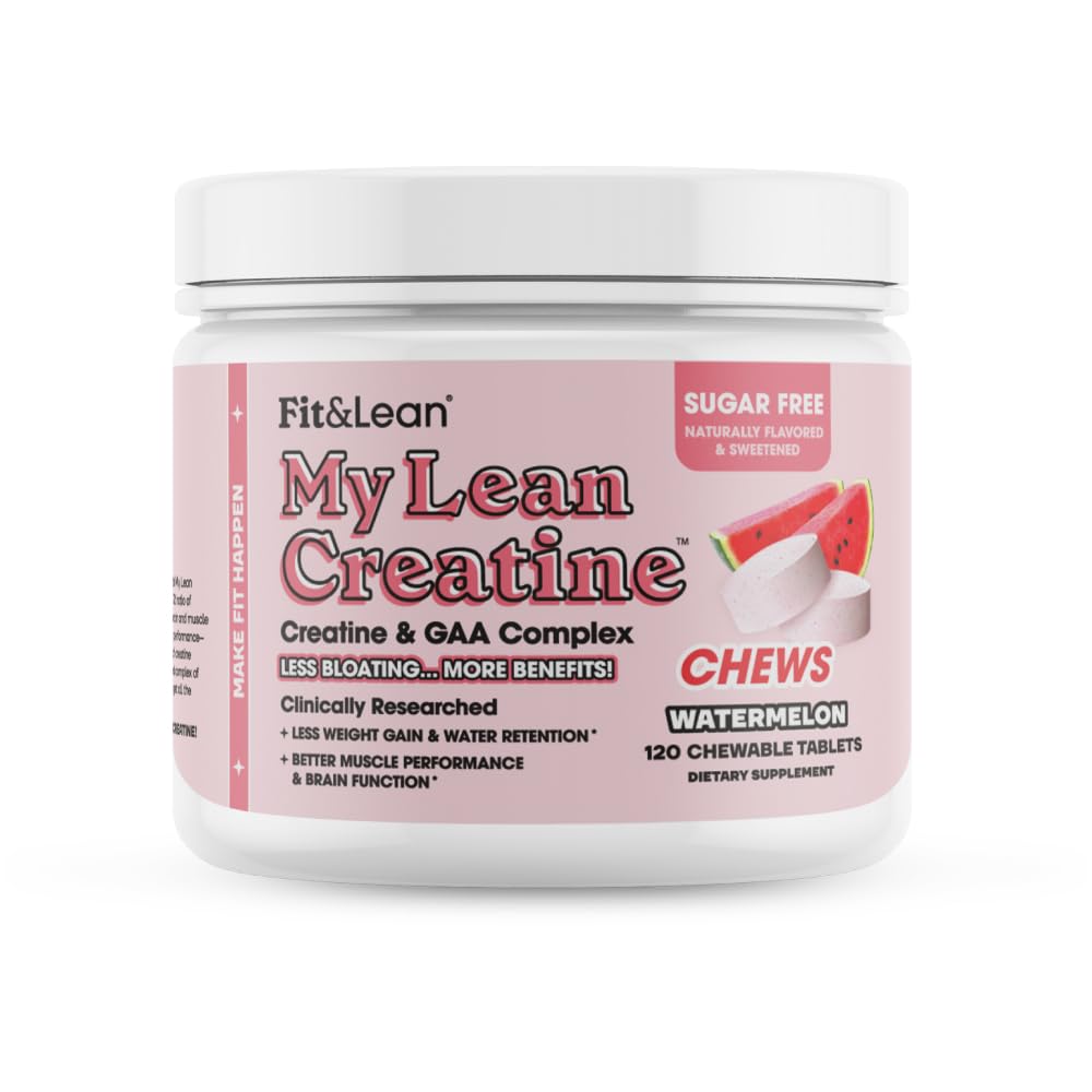 Fit & Lean My Lean Creatine Chewable Tablets, 120 Count