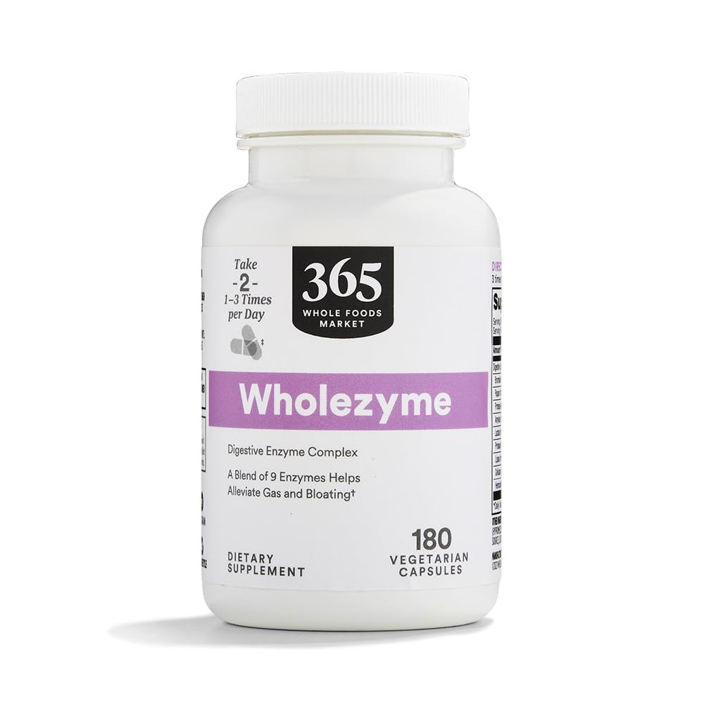 365 by Whole Foods Market Wholezyme Capsule 180 Count