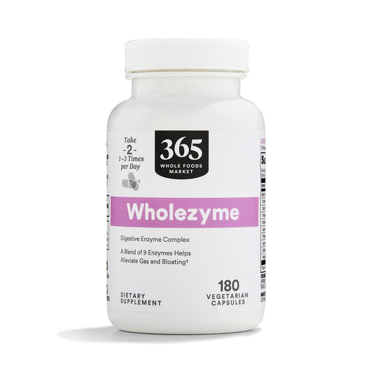 365 by Whole Foods Market Wholezyme Capsule 180 Count