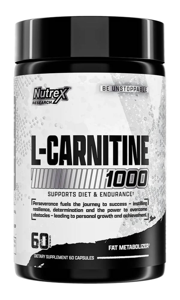 Nutrex Research Lipo-6 L Carnitine 1000mg L-Carnitine Tartrate Capsules, 120 Capsules