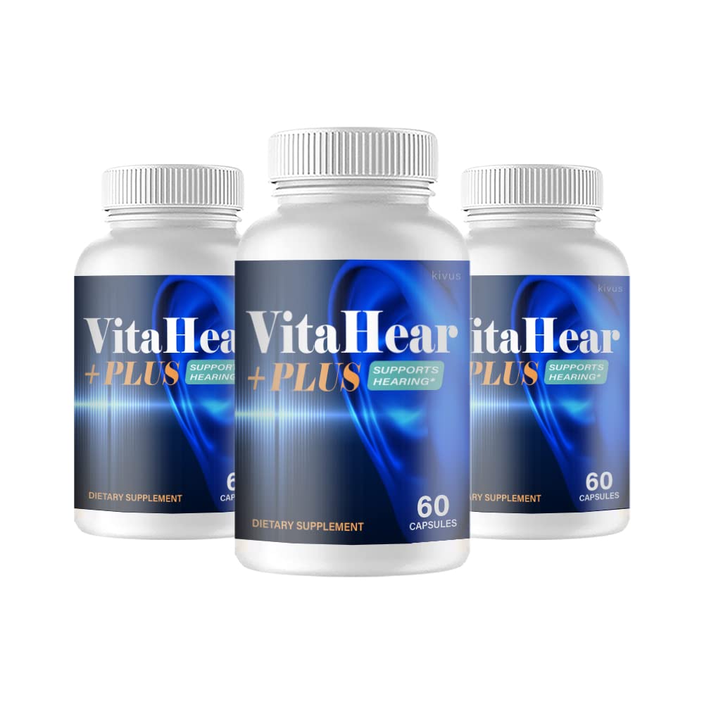 Kivus VitaHear Plus Hearing Support Capsules, 180 Count