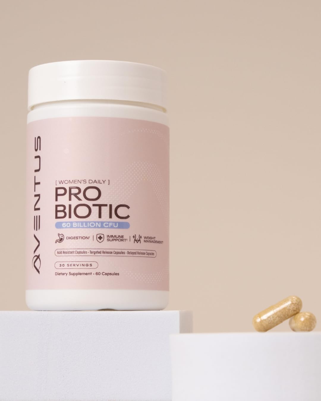 Aventus Women's Daily Probiotic Capsule 60 Count