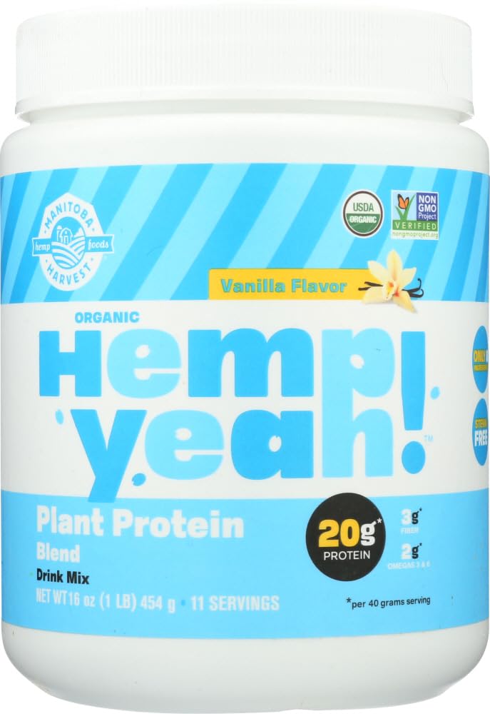 Hemp Yeah! Plant Protein Powder Vanilla, 1
