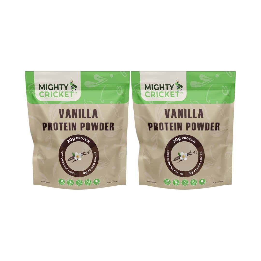 Mighty Cricket Protein Powder Vanilla, 32 Servings