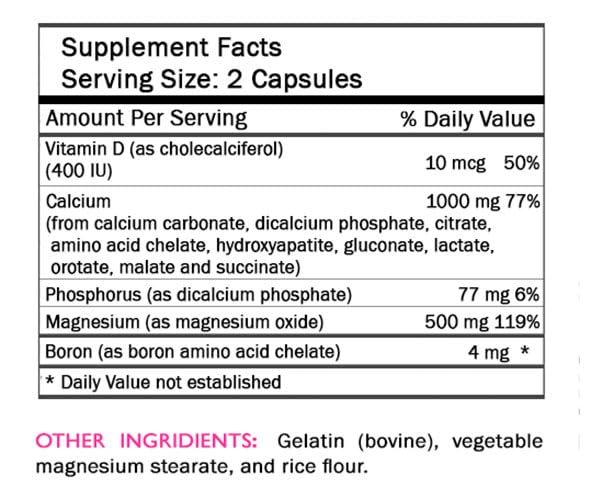 Swan Life Essentials Calcium Magnesium Supplement 60 Capsules