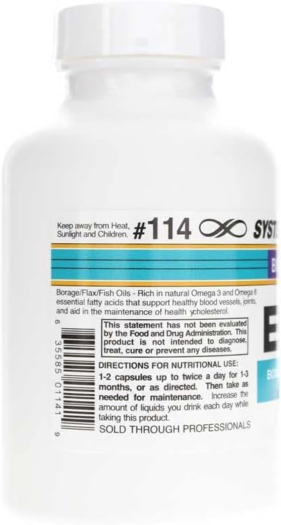 VitaBoost Systemic Formulas BFO - Borage/Flax/Fish Oil Capsule, 1 Count