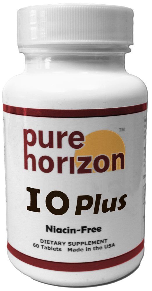 Pure Horizon IOPlus Niacin-Free Iodine Supplement Tablets 60 Count