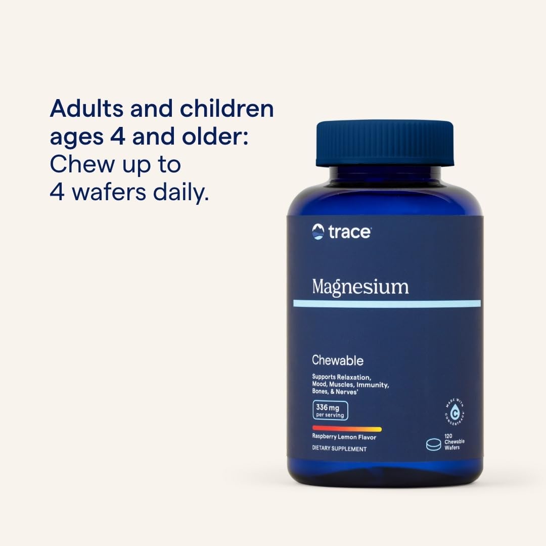 Trace Minerals Magnesium Tablets 120