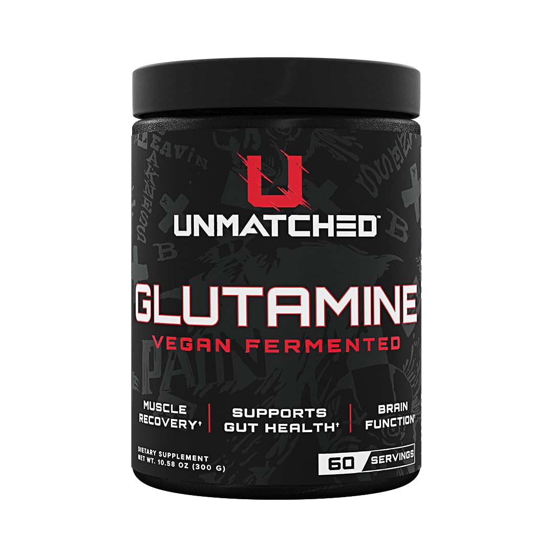 Unmatched Vegan Fermented L-Glutamine Powder 10.58 oz
