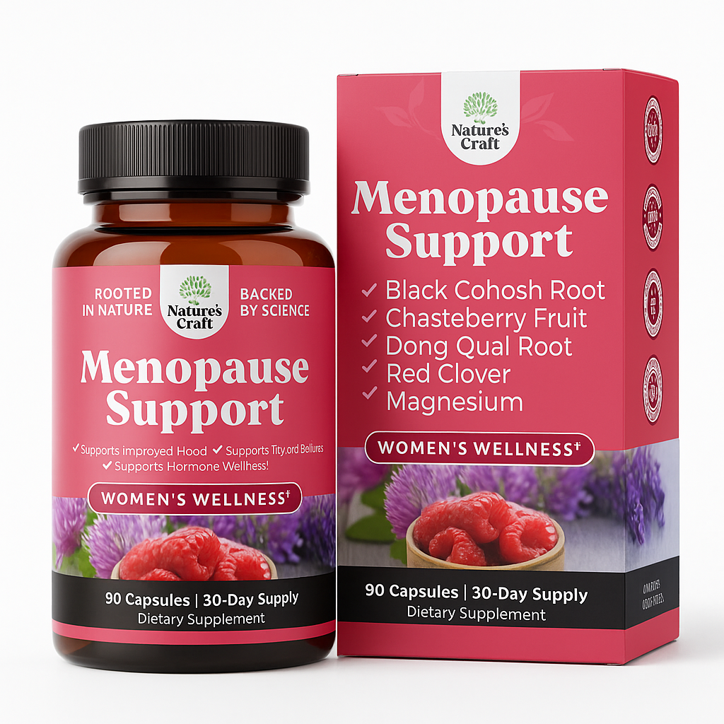 Natures Craft Menopause 90-count mini capsule with Black Cohosh