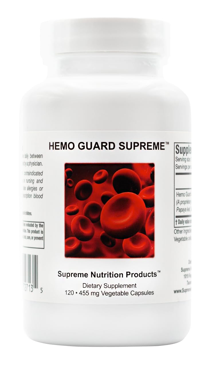 Supreme Nutrition Products Hemo Guard Supreme 120 Capsules