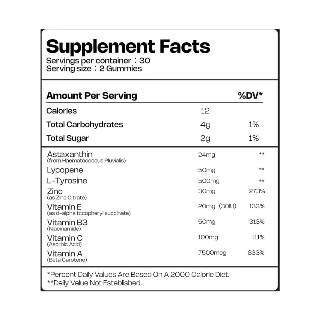 Mysurty Tanning Gummies 120 Gummies