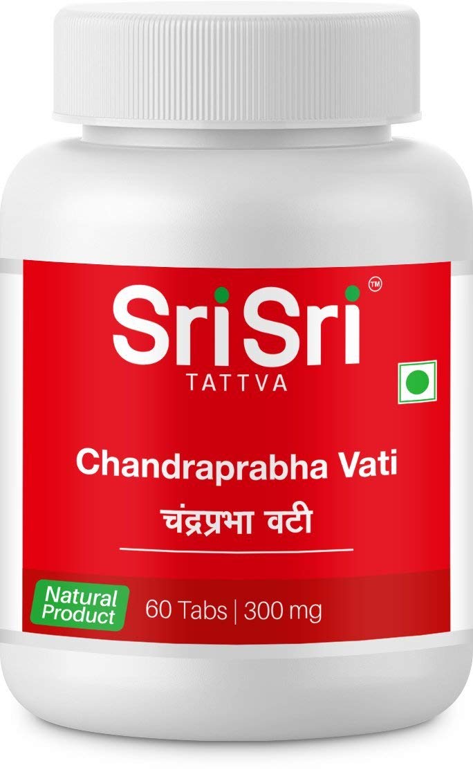Sri Sri Tattva Chandraprabha Vati 300mg Tablet, 60 Count