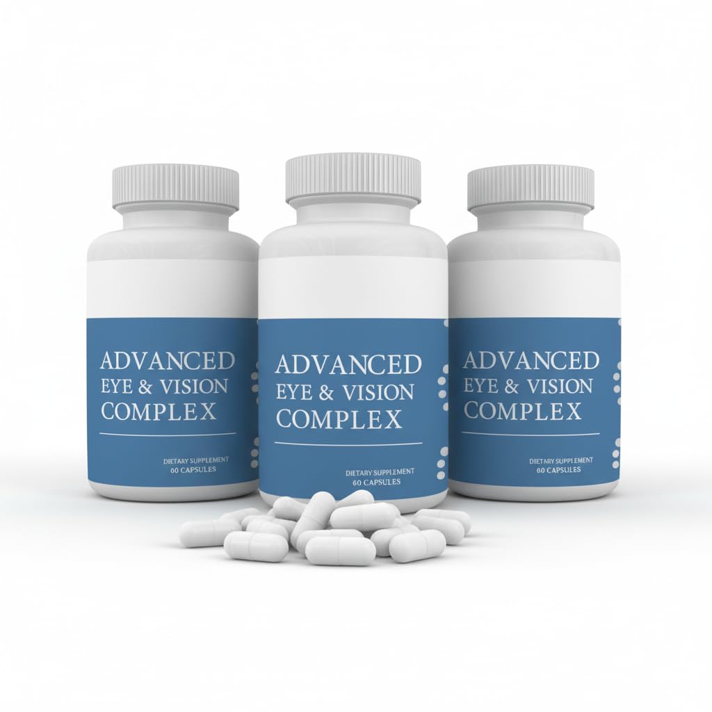 StarPass Labs Complete Research Vision Formula Advanced Eye Health Vitamin & Mineral Supplement with Bilberry, Lutein, Zeaxanthin, Lycopene, Resveratrol for Eye Strain & Dry Eyes, 180 Capsules