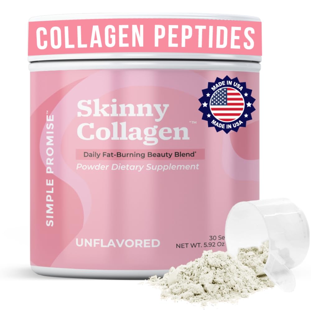 Simple Promise Skinny Collagen Weight Loss Supplement Powder 7.62 Ounces