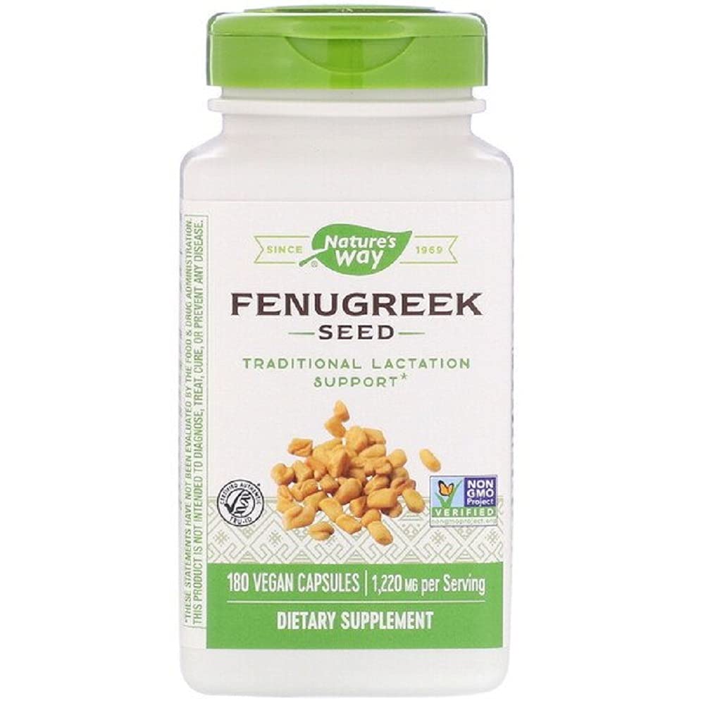 Nature's Way Fenugreek Seed Capsules 610 mg, 540 Count