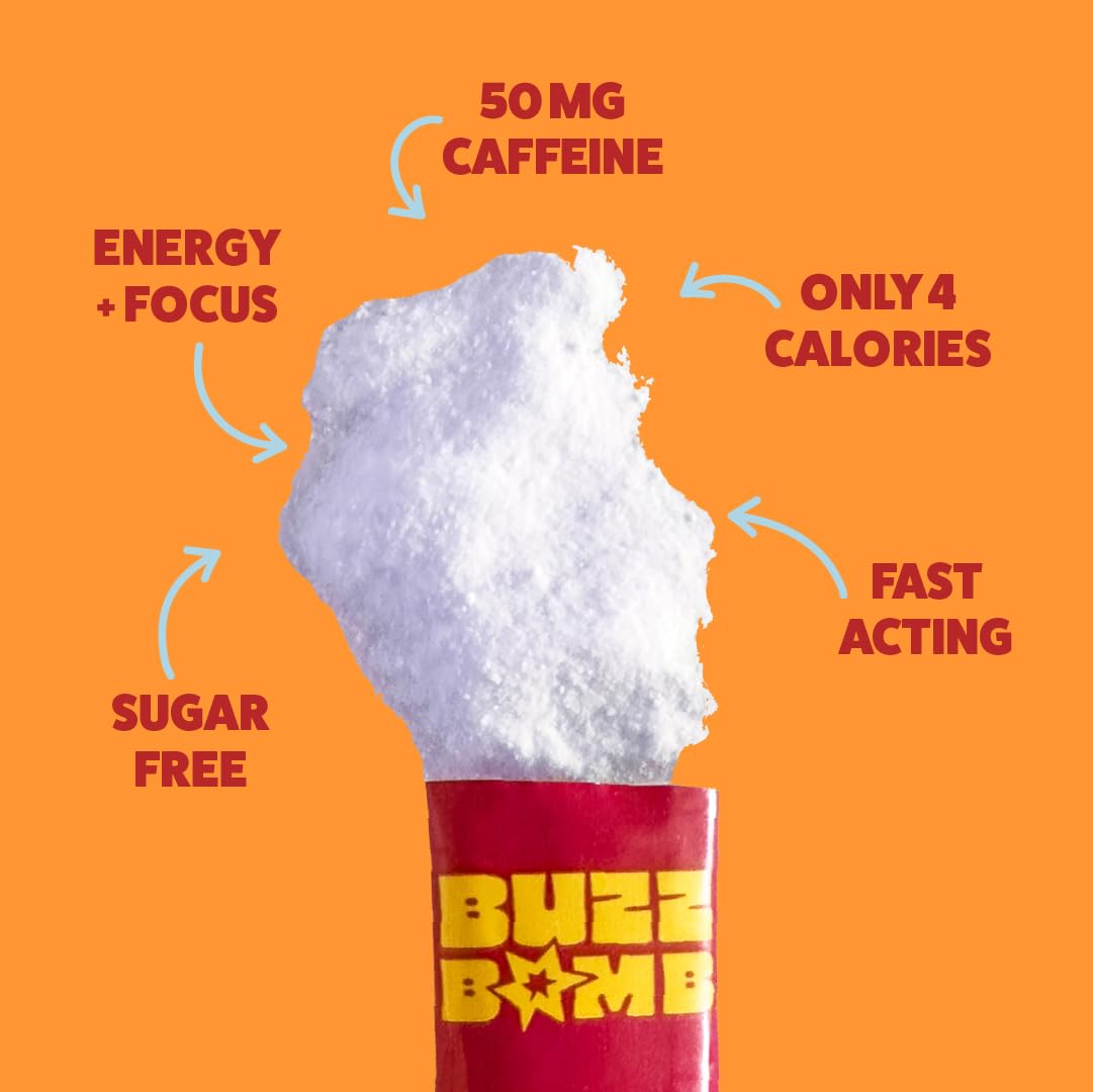 BUZZ BOMB Energy Packets Powder 0.7 oz