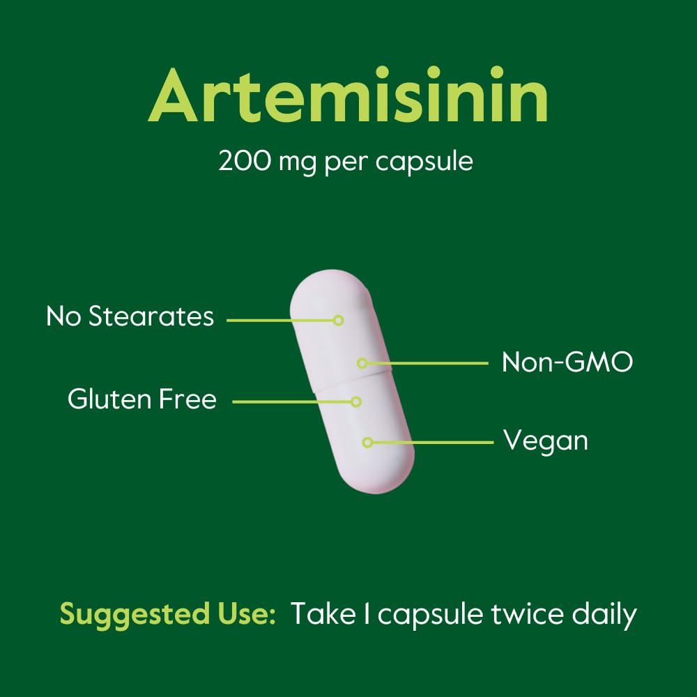 BESTVITE Artemisinin 200mg Capsules, 60 Count