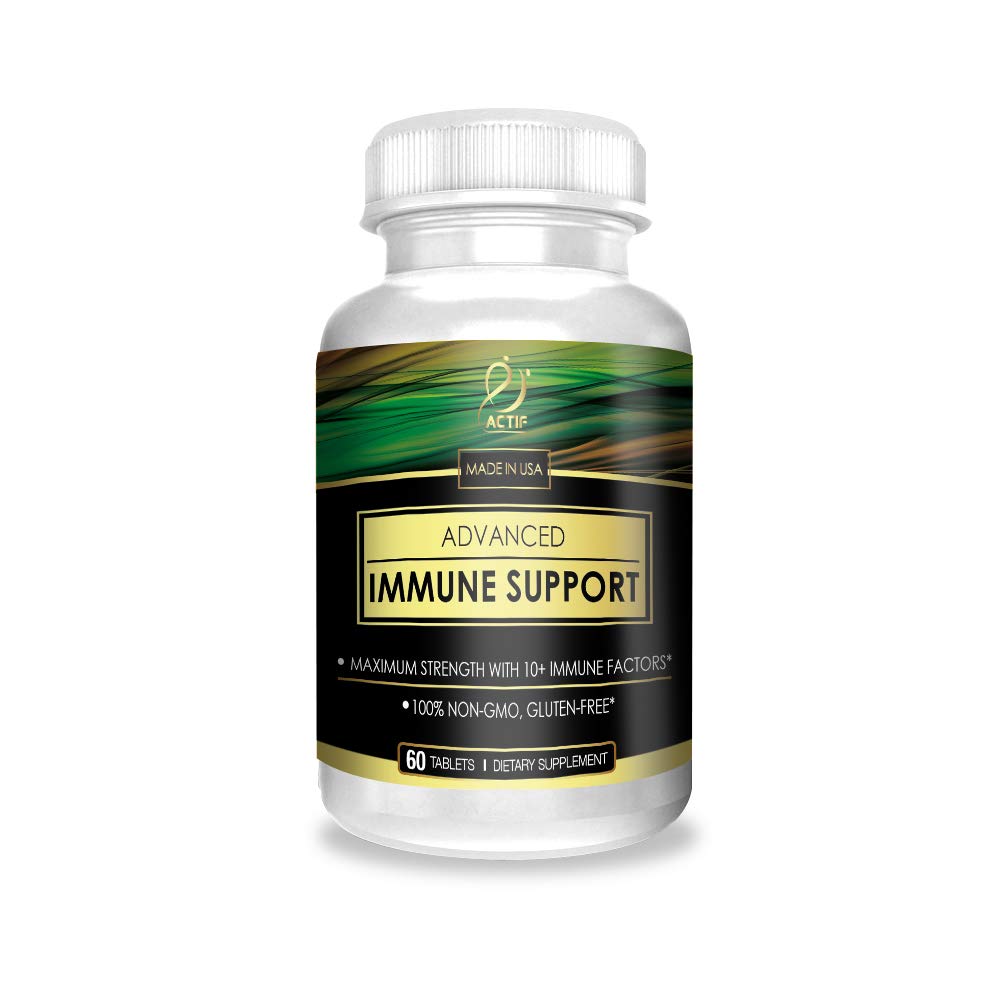 ACTIF Advanced Immune Support with 10+ Factors for Immunity Booster 60 Capsules