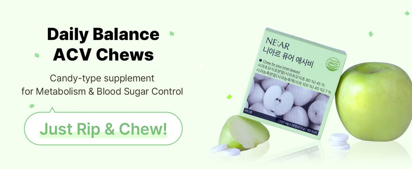 NE:AR Daily Balance ACV Chews Chewable 28 Count