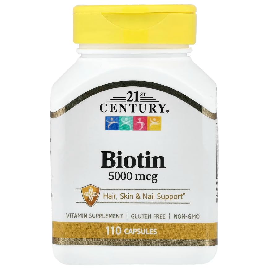 21st Century Biotin 5000 mcg Capsules, 330 Count