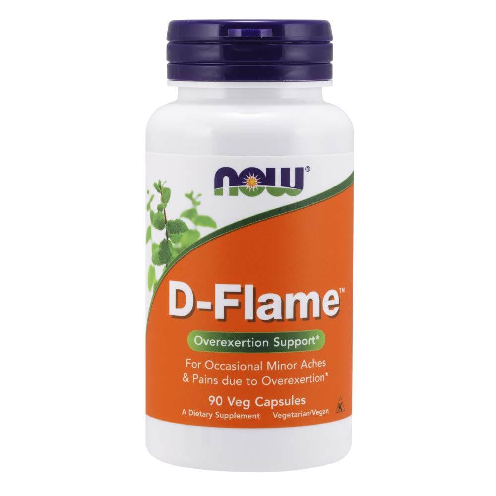 NOW Foods D-Flame Capsules, 180 Count