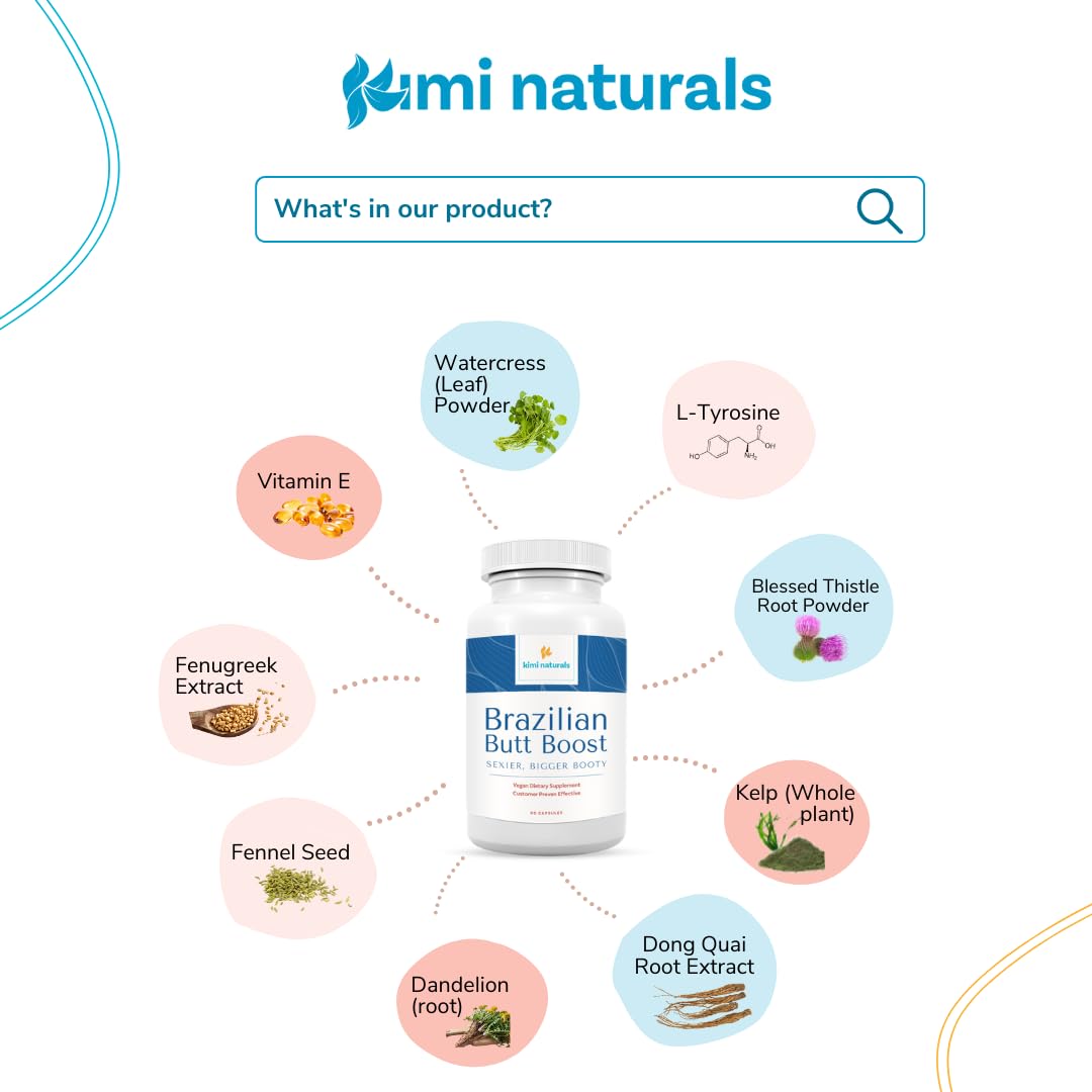 KIMI Butt Enhancer Pills 60 Capsules