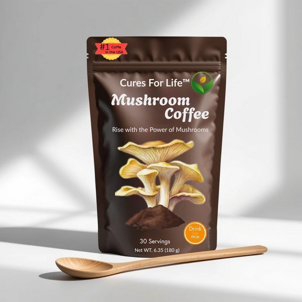 Cures For Life Mushroom Coffee Powder 30 Servings