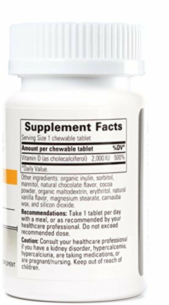 Integrative Therapeutics Vitamin D3 2,000 IU Tablet 120 Count