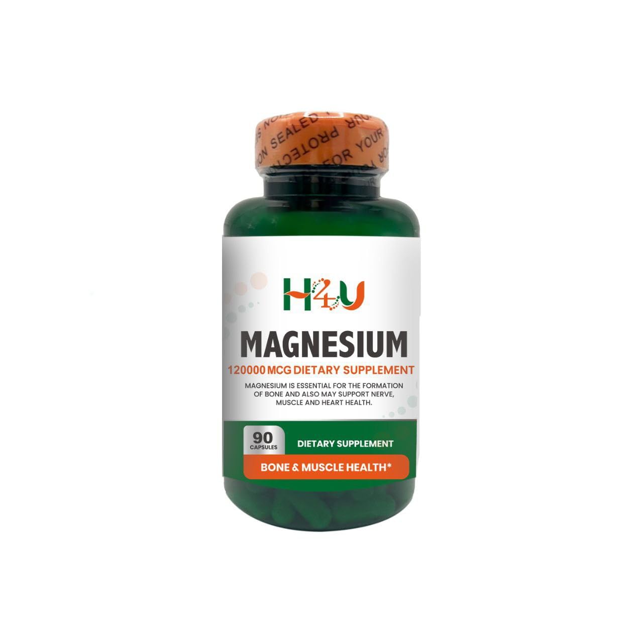 H4U Magnesium Citrate Capsule, 90 Capsules