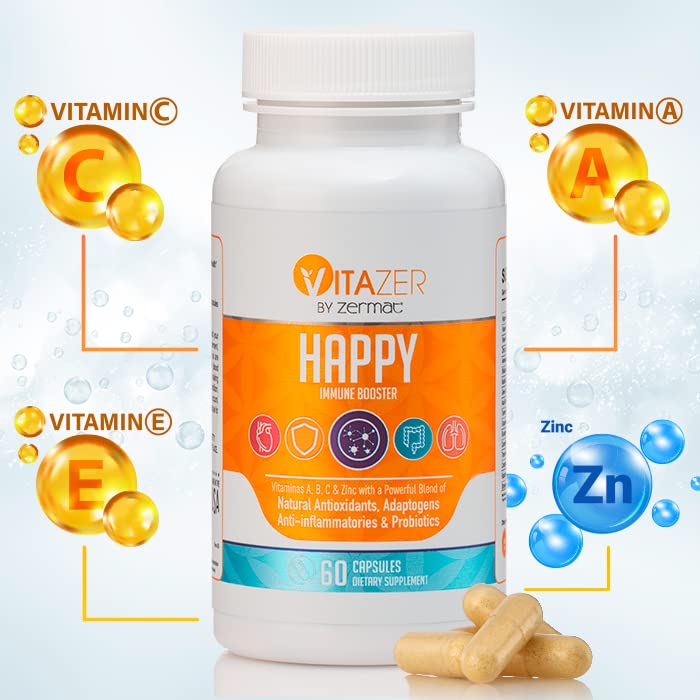 Zermat Happy Booster Immune Vitazer, 60 Capsules