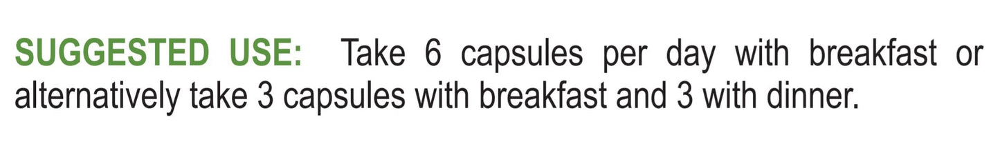 Organoplex Insulin Plant Capsules 360 Count Blood Sugar Support