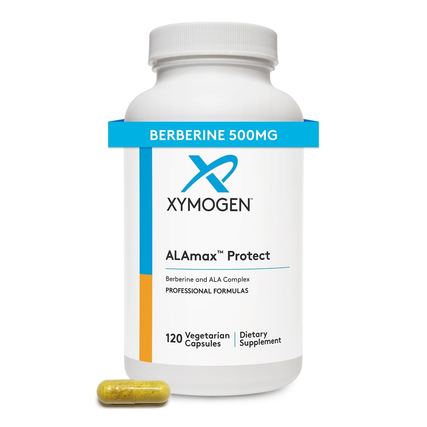 XYMOGEN ALAmax Protect Berberine HCl & ALA Complex 120 Capsules