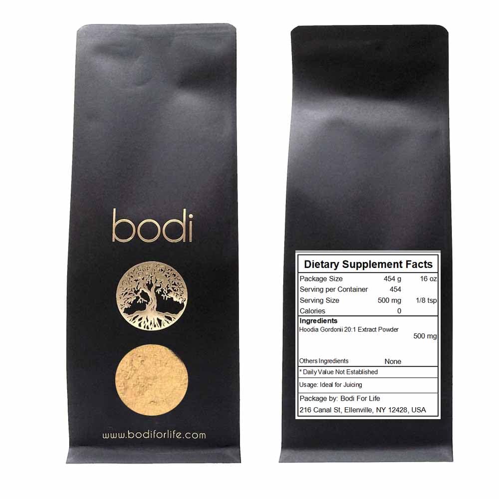 bodi Hoodia Gordonii 20:1 Extract Powder 16 Ounce