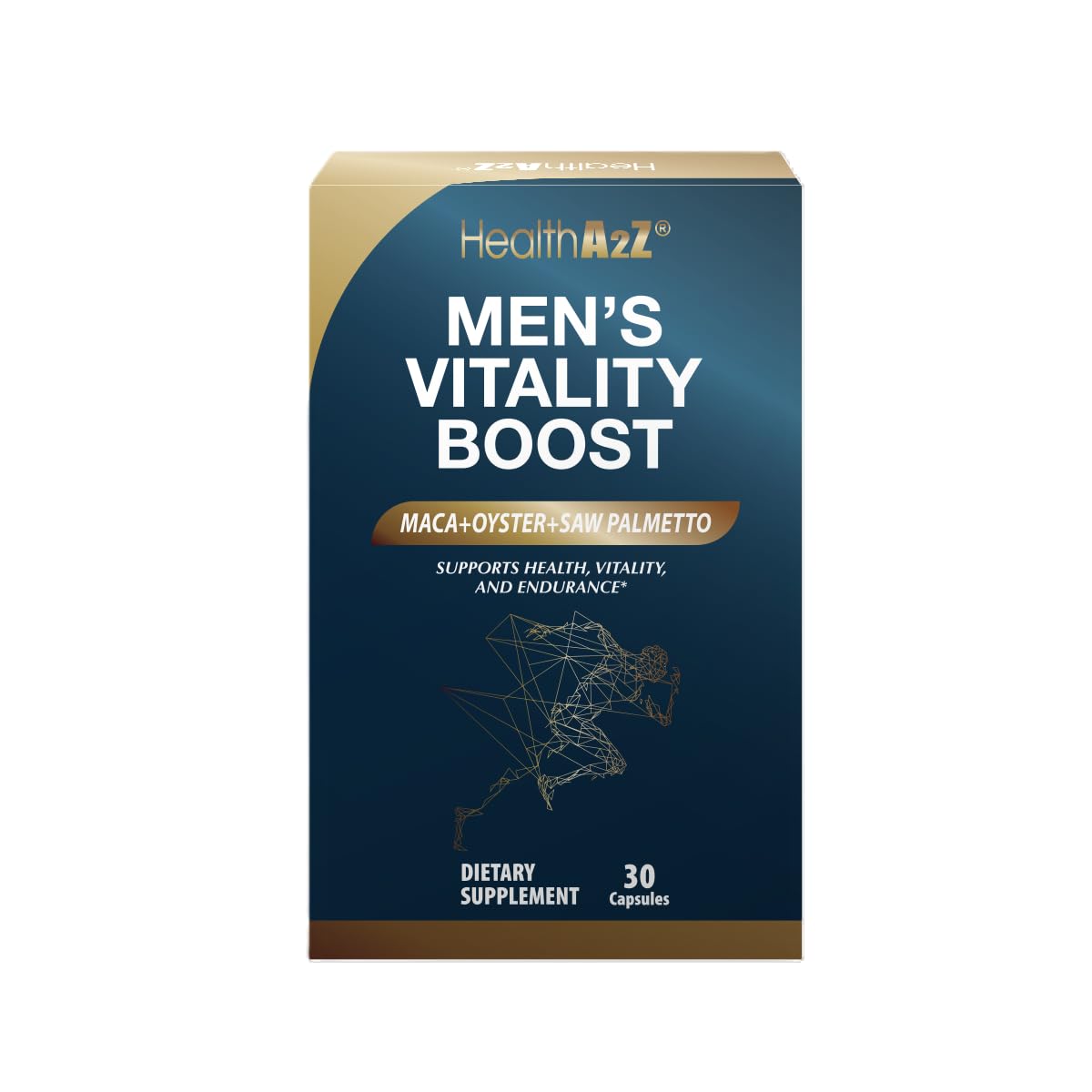 NutraA2Z Men's Vitality Boost Capsules 30 Count