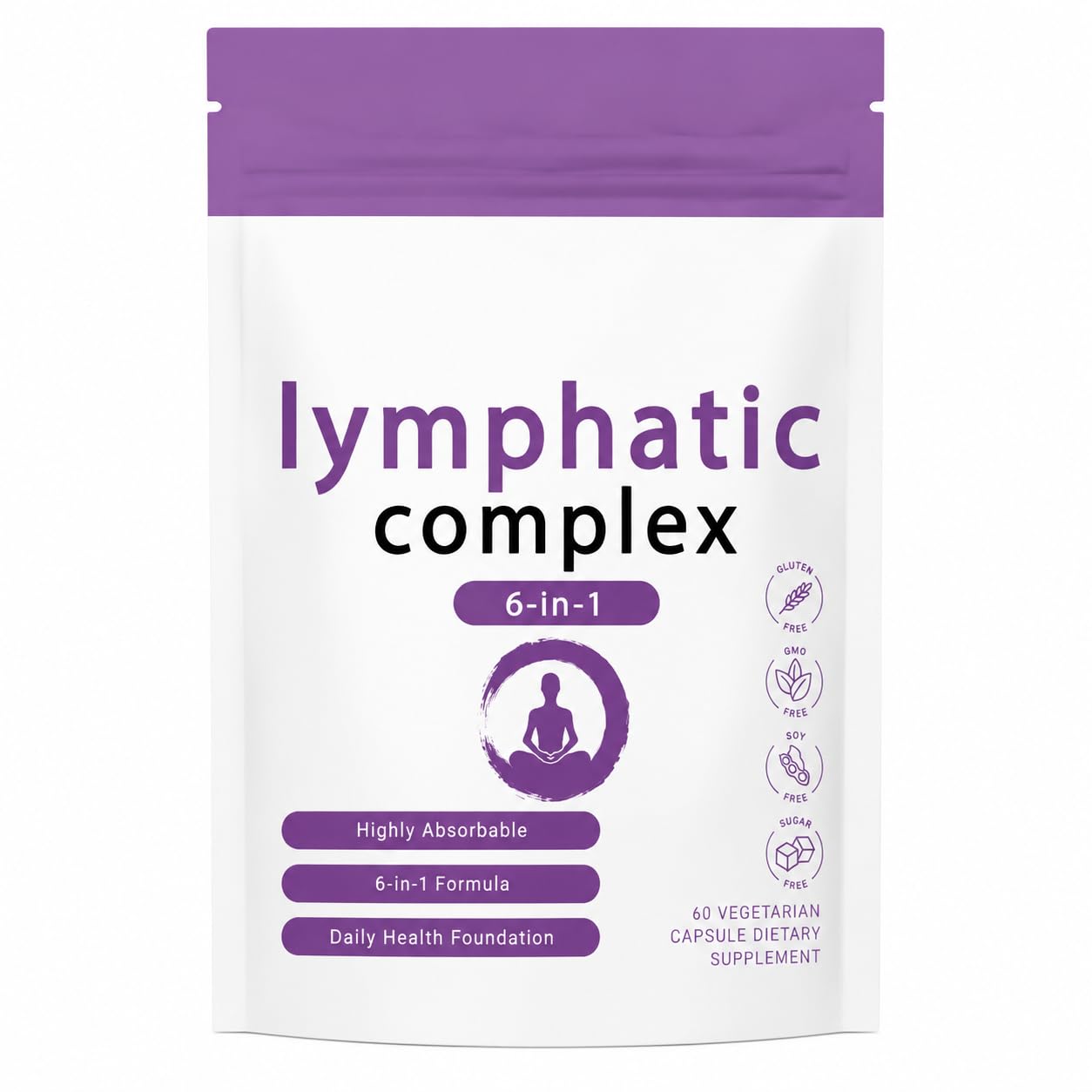 FW ZONE Lymphatic Complex 6-in-1 Capsules, 1 Count