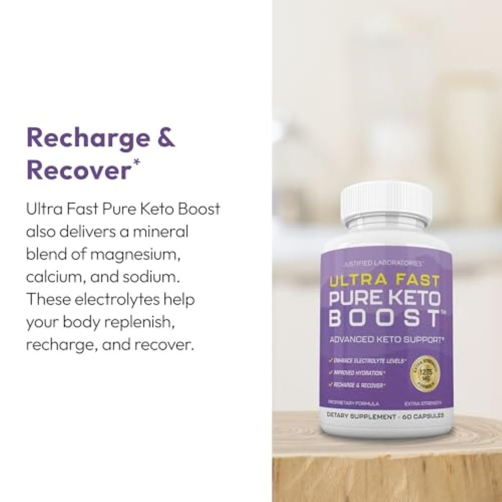 Justified Laboratories Ultra Fast Pure Keto Boost Capsules 60 Capsules