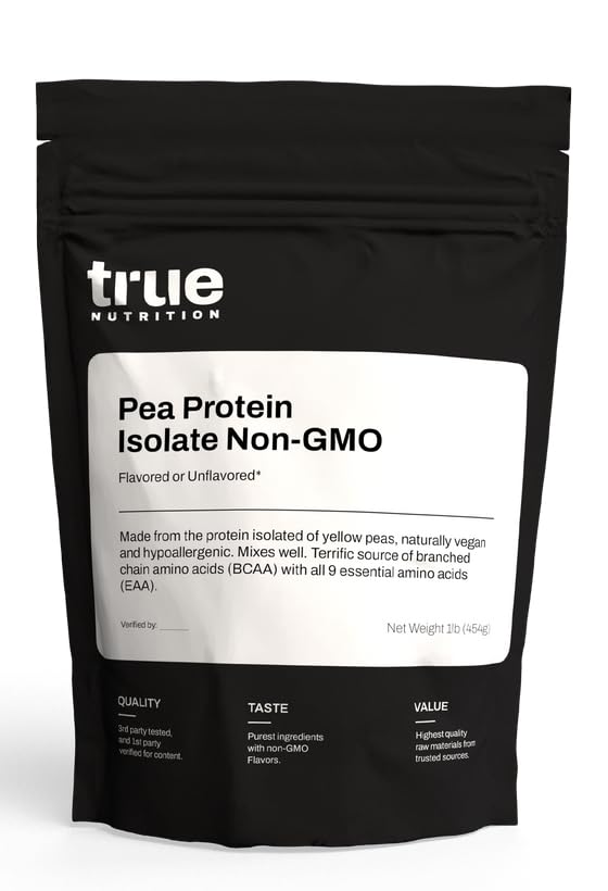 True Nutrition Pea Protein Isolate Powder 32 Servings